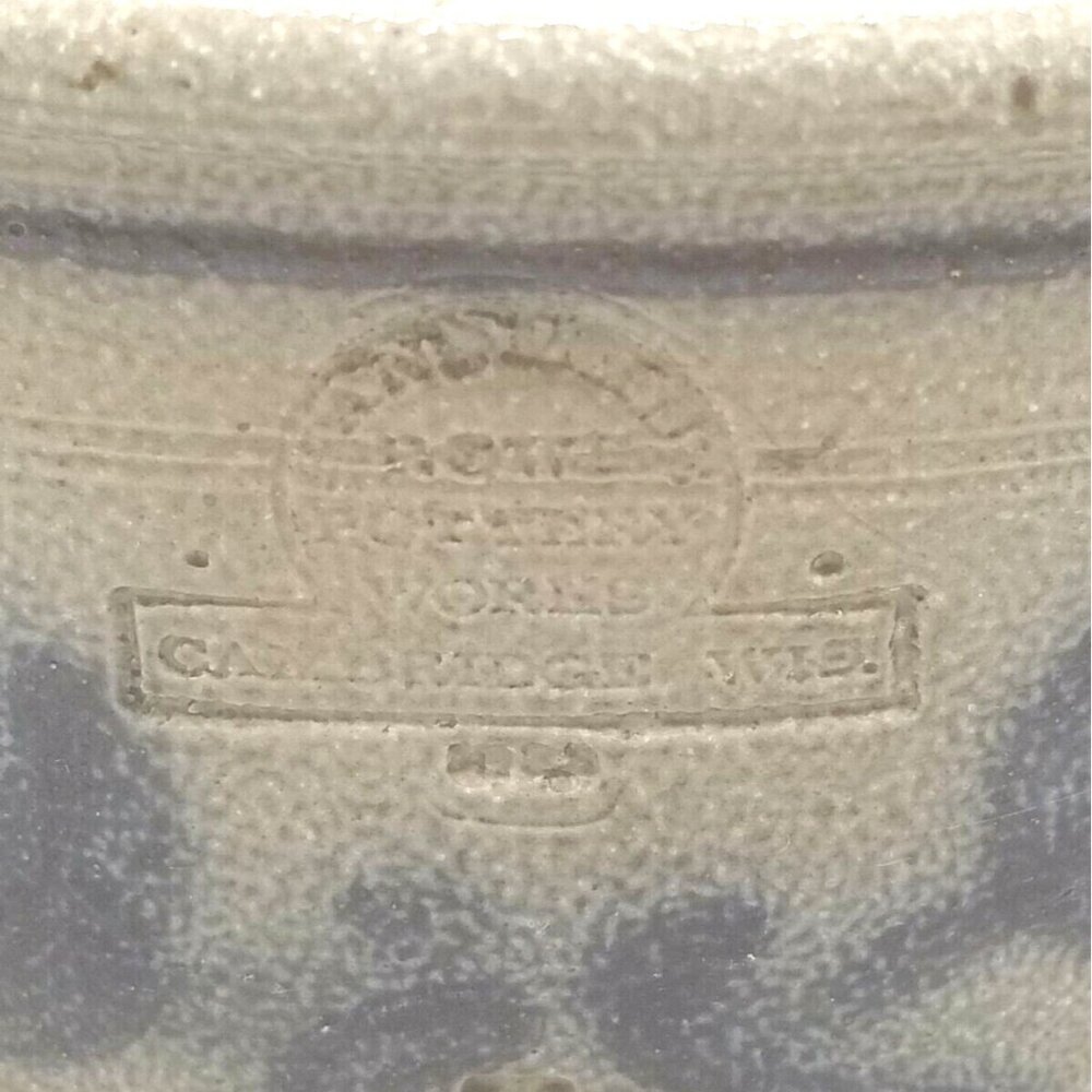 Rowe Pottery Works Salt Glaze Crock Bowl Limited Edition Historical American - Picture 2 of 7
